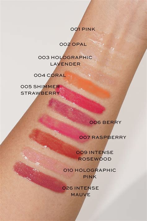 dior lip iil|Dior lip gloss color chart.